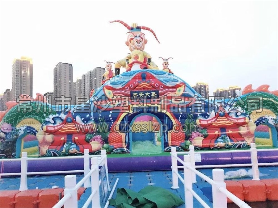 星沙制造藍(lán)色水上樂(lè)園大浮筒6