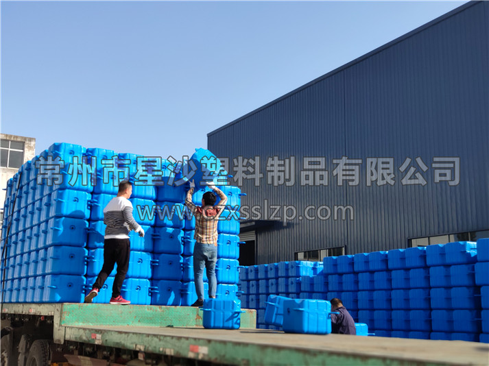 pe浮筒，pe系泊浮筒，u型摩托艇浮筒，u字型浮筒發(fā)貨-常州市星沙塑料制品有限公司廠家1