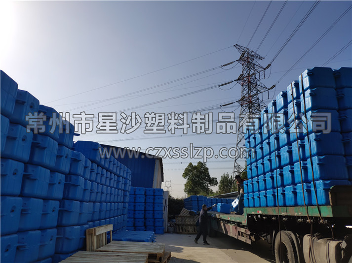 pe浮筒，pe系泊浮筒，u型摩托艇浮筒，u字型浮筒發(fā)貨-常州市星沙塑料制品有限公司廠家5